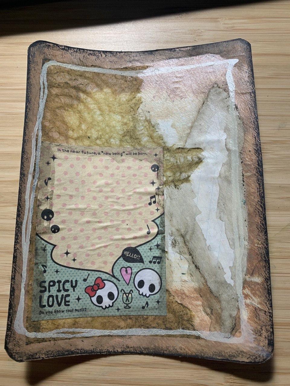 Wordless Mixed Media Postcards - image 1 - student project