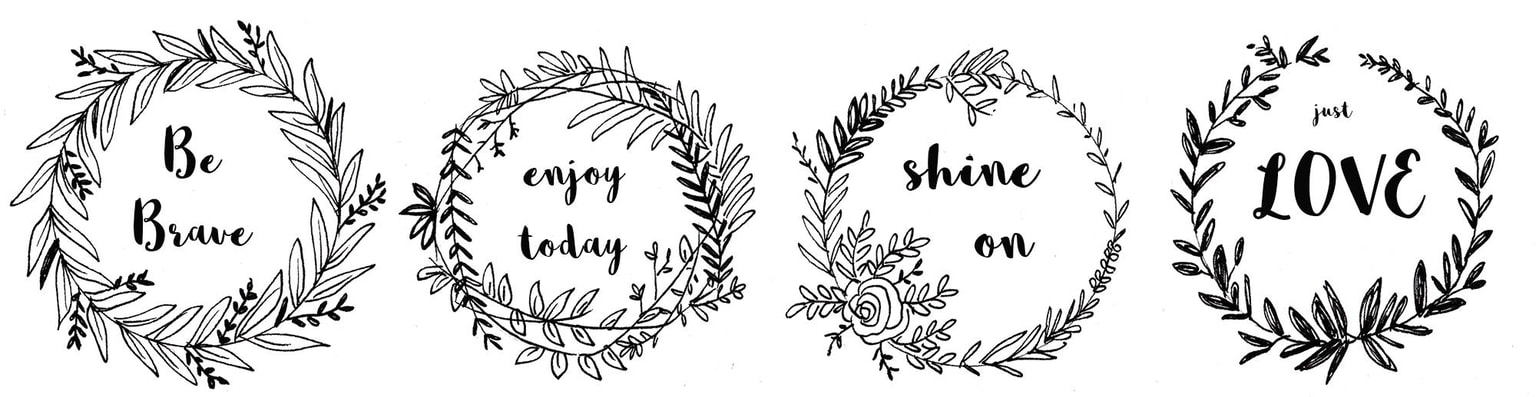Sample Project - Wreaths with Ink - image 3 - student project
