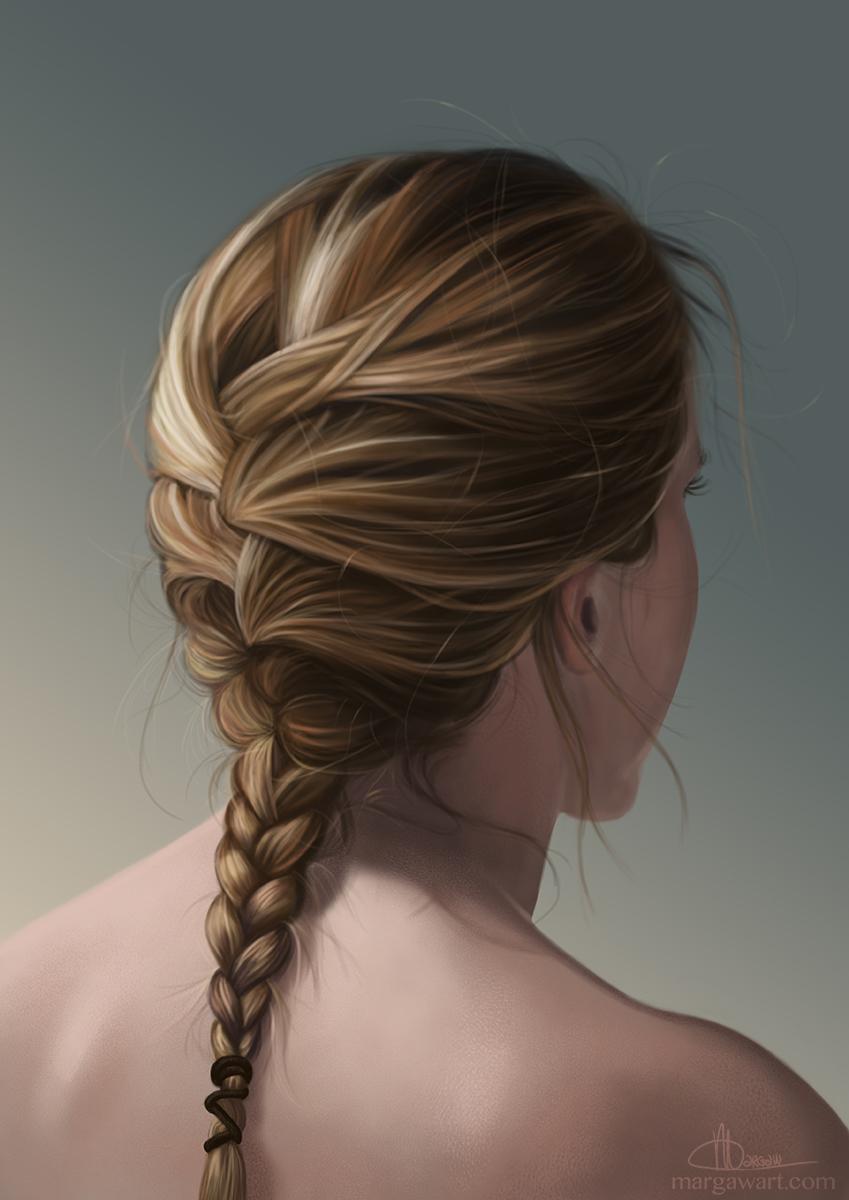 Sample Project : Painting Hair in Photoshop - image 1 - student project