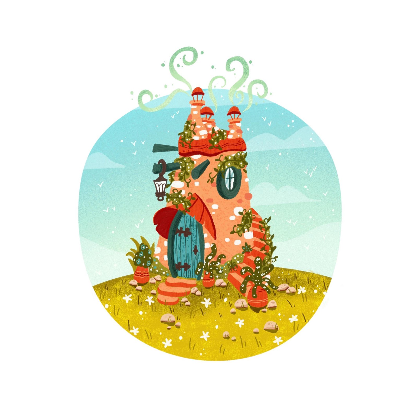 House illustration - image 1 - student project