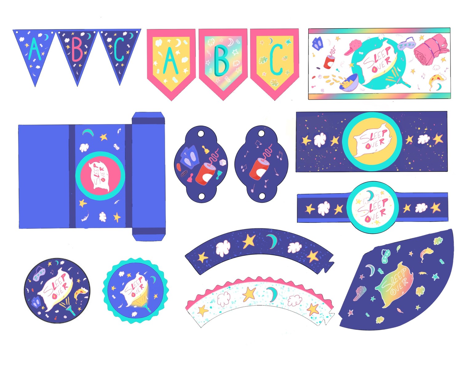 Make Printable Party Decorations with Procreate - image 1 - student project
