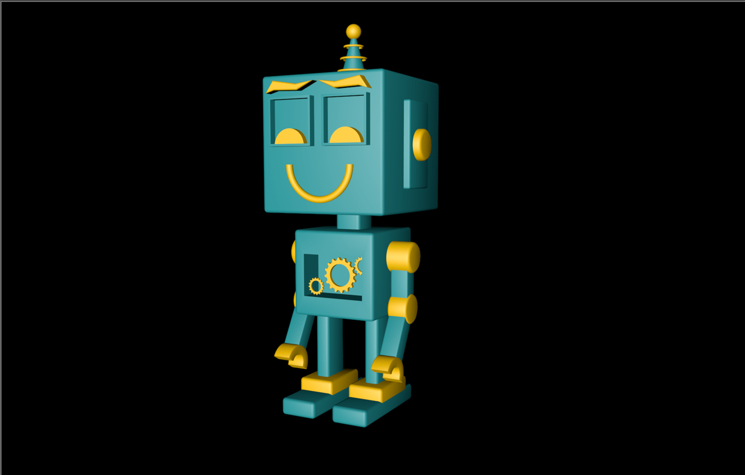 Small step for Aaron the Robot... - image 1 - student project