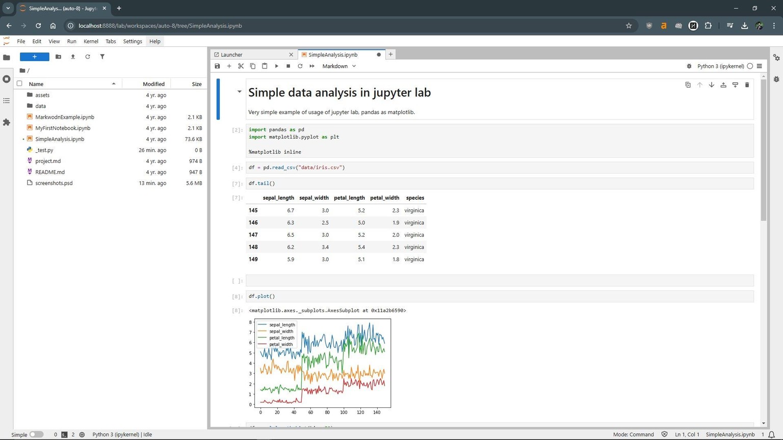 Jupyter training - image 1 - student project