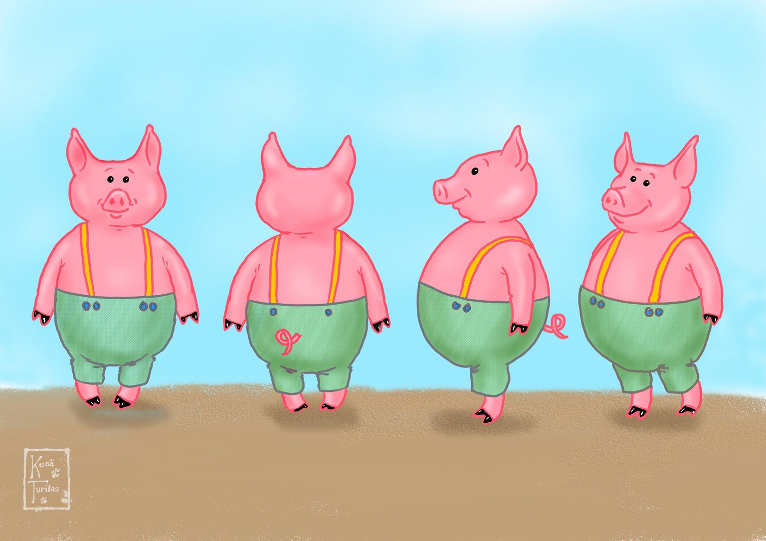 Three little pigs retold: Character Sheet - image 2 - student project