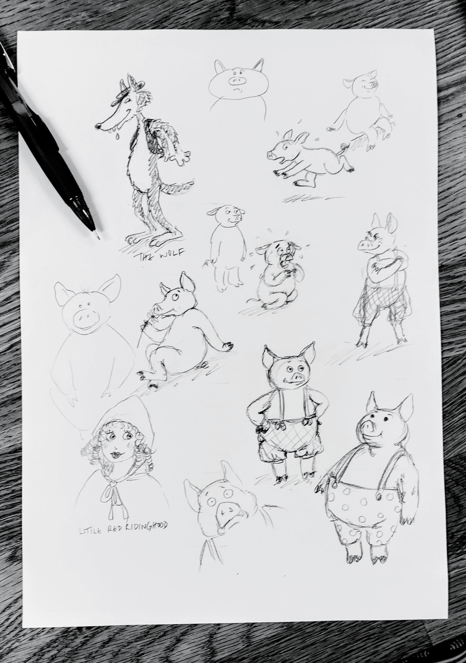 Three little pigs retold: Character Sheet - image 1 - student project