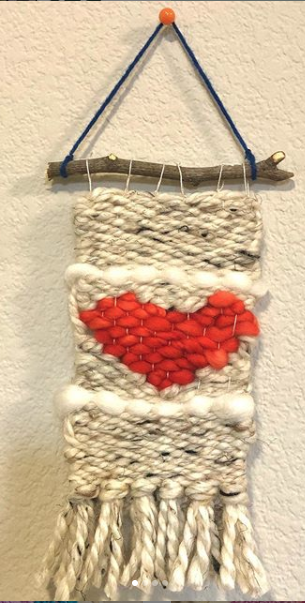 Weaving a heart shape - image 1 - student project