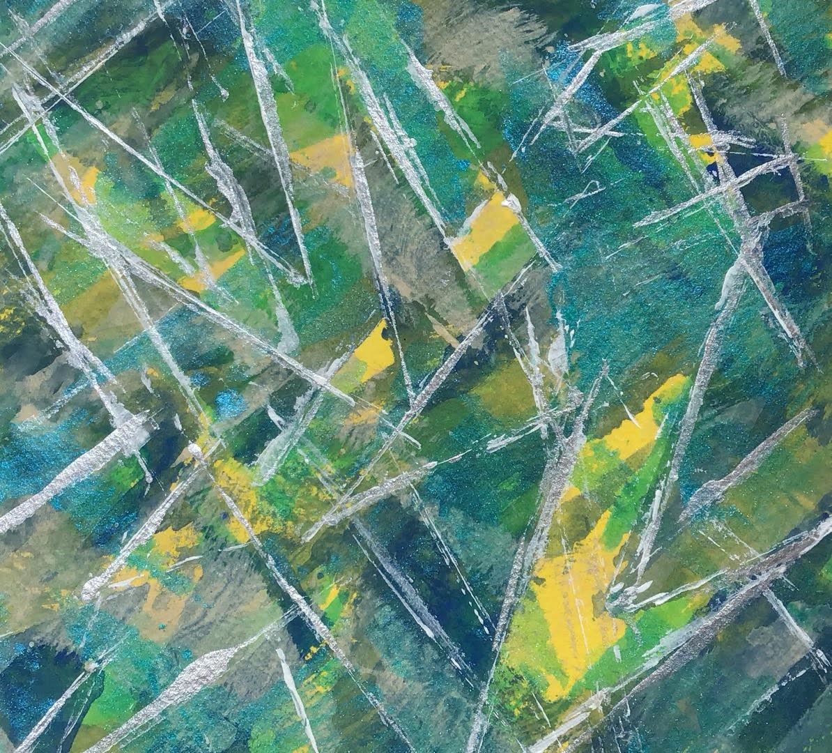 Abstract Painting using Letter