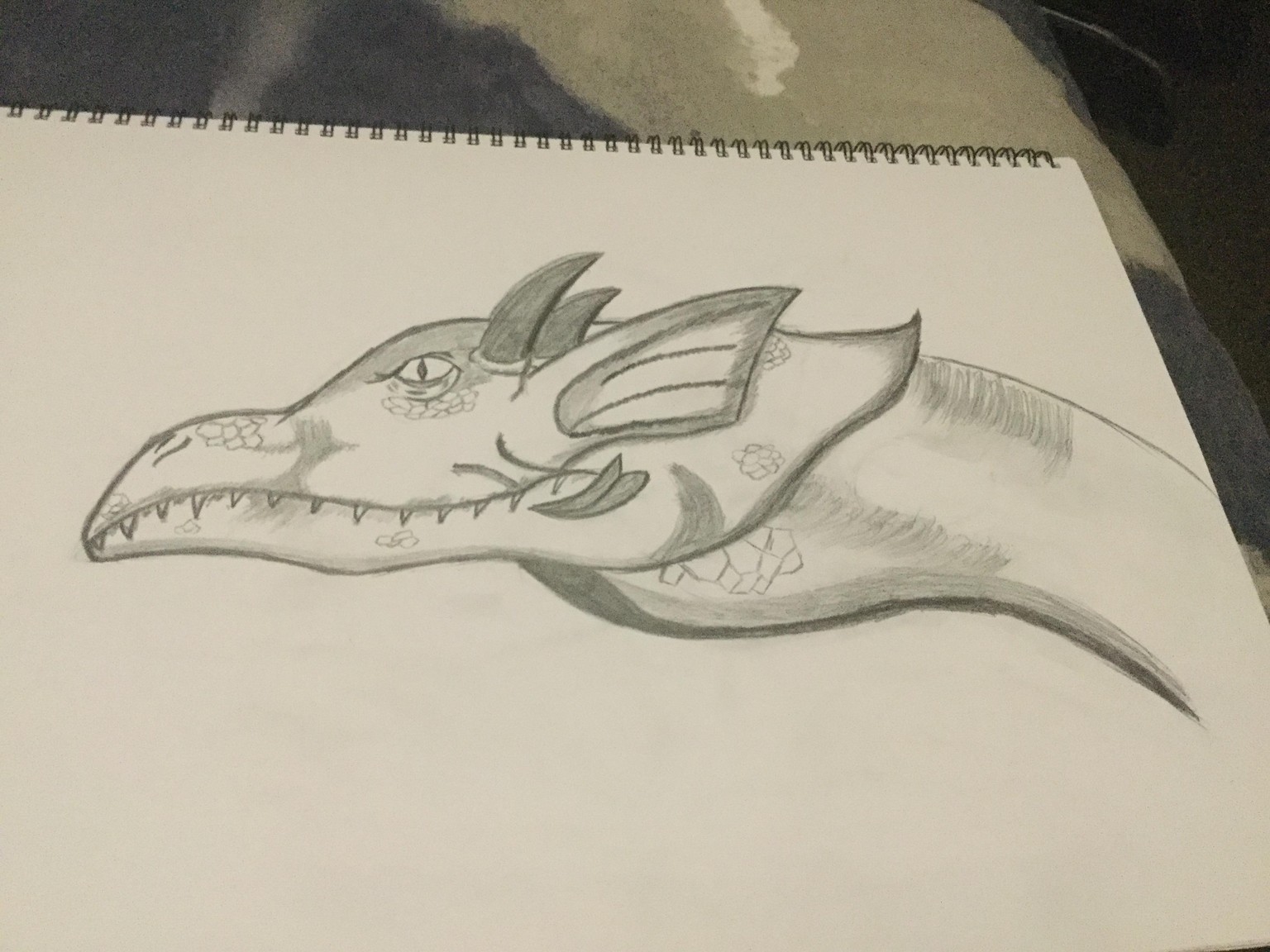 Dragon head - image 1 - student project