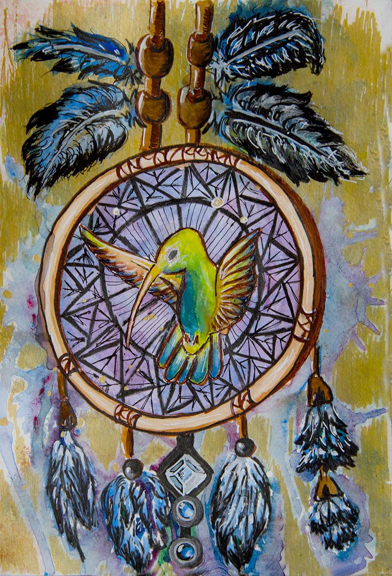 Dream-catcher and a wolf  - image 1 - student project