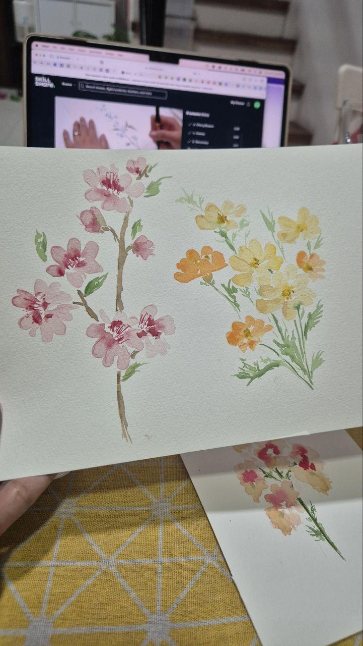 Spring Loose Florals - image 4 - student project