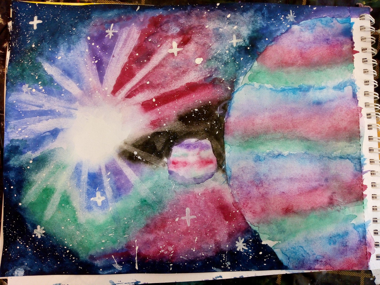 My galaxy painting - image 1 - student project