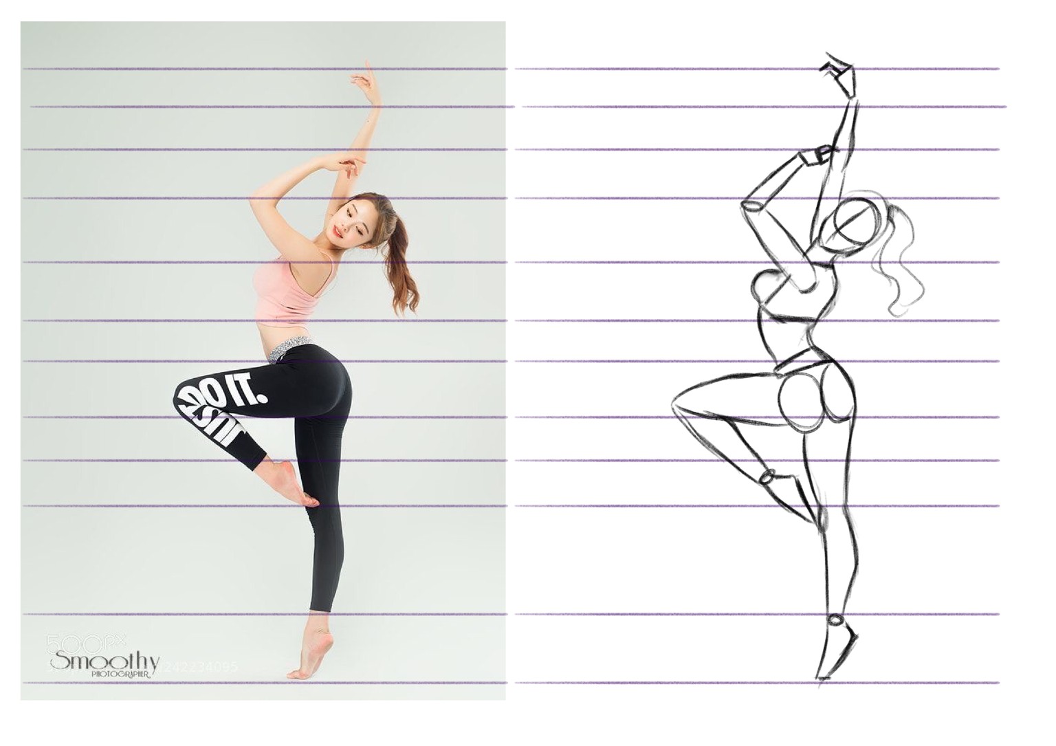 Drawing poses - image 1 - student project
