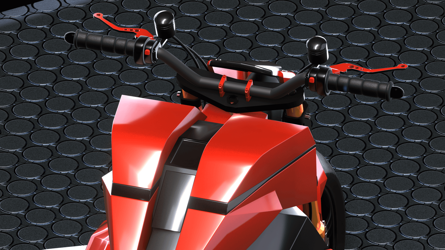 Final Render - Futuristic Motorcycle - image 4 - student project