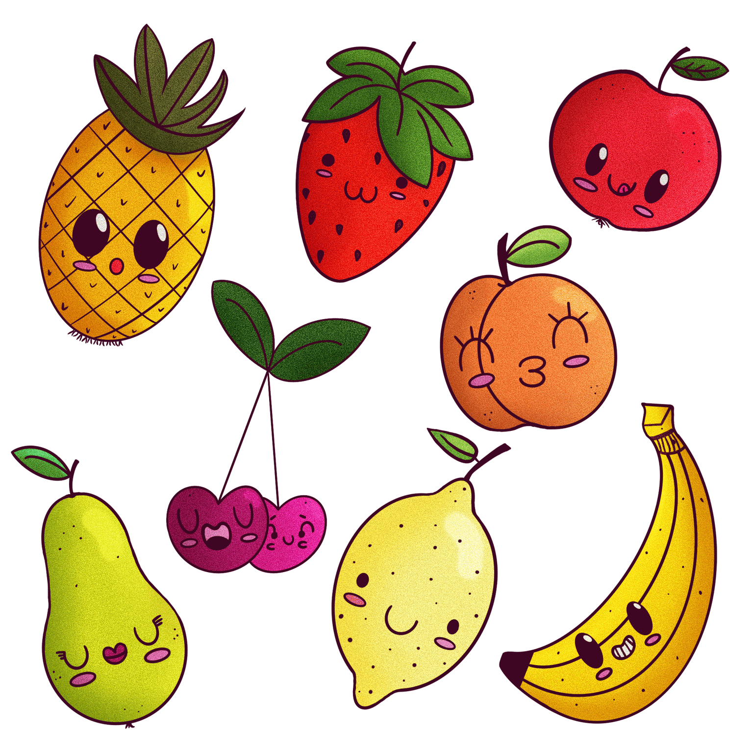 Fruit Stickers - image 1 - student project