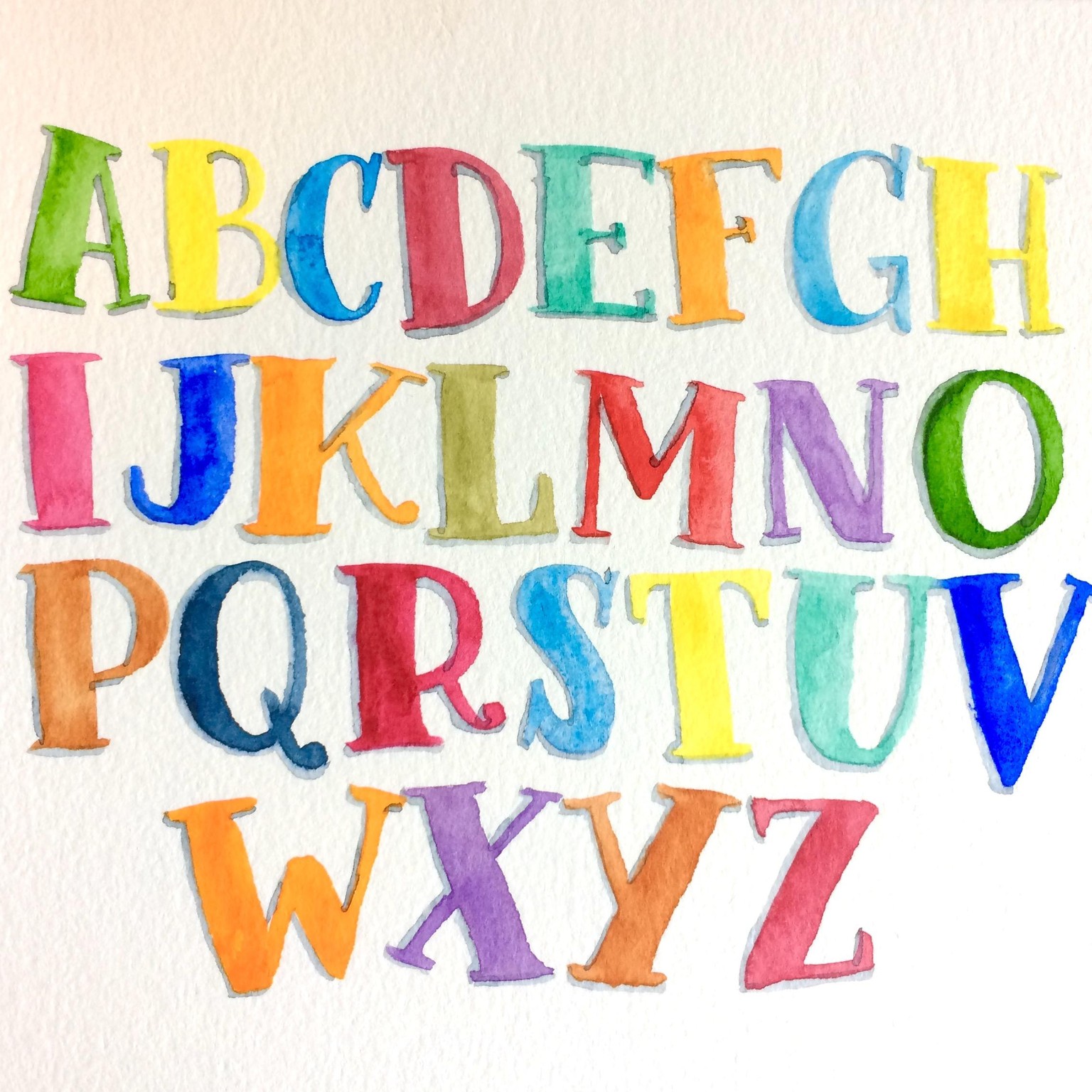 colorful letters! - image 1 - student project