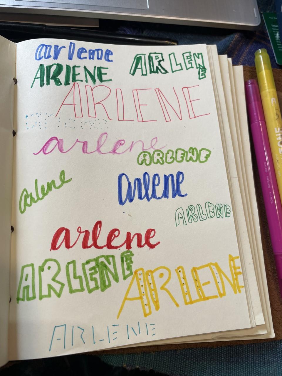 faux calligraphy - image 1 - student project