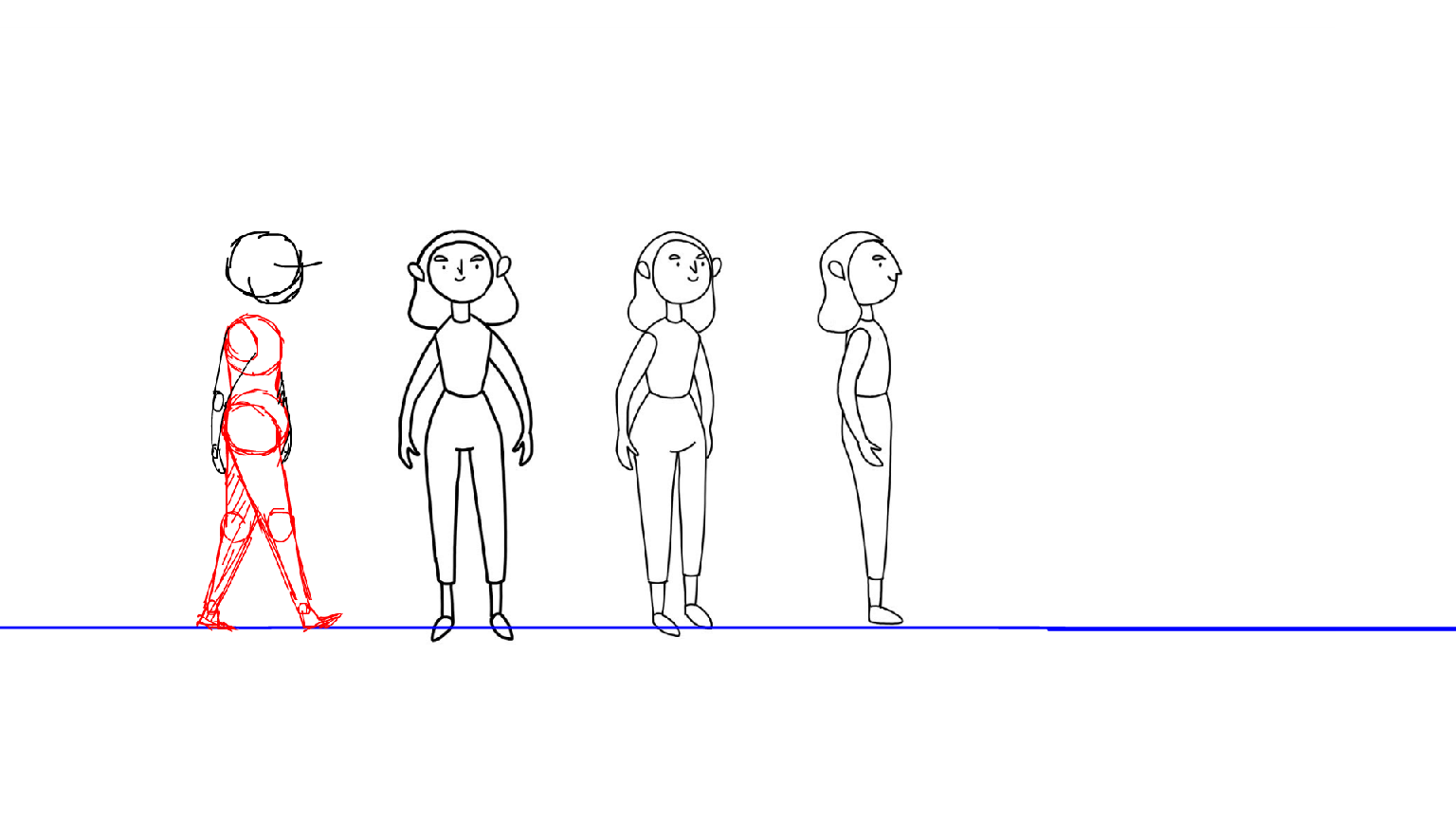 Walk cycle animation - image 8 - student project