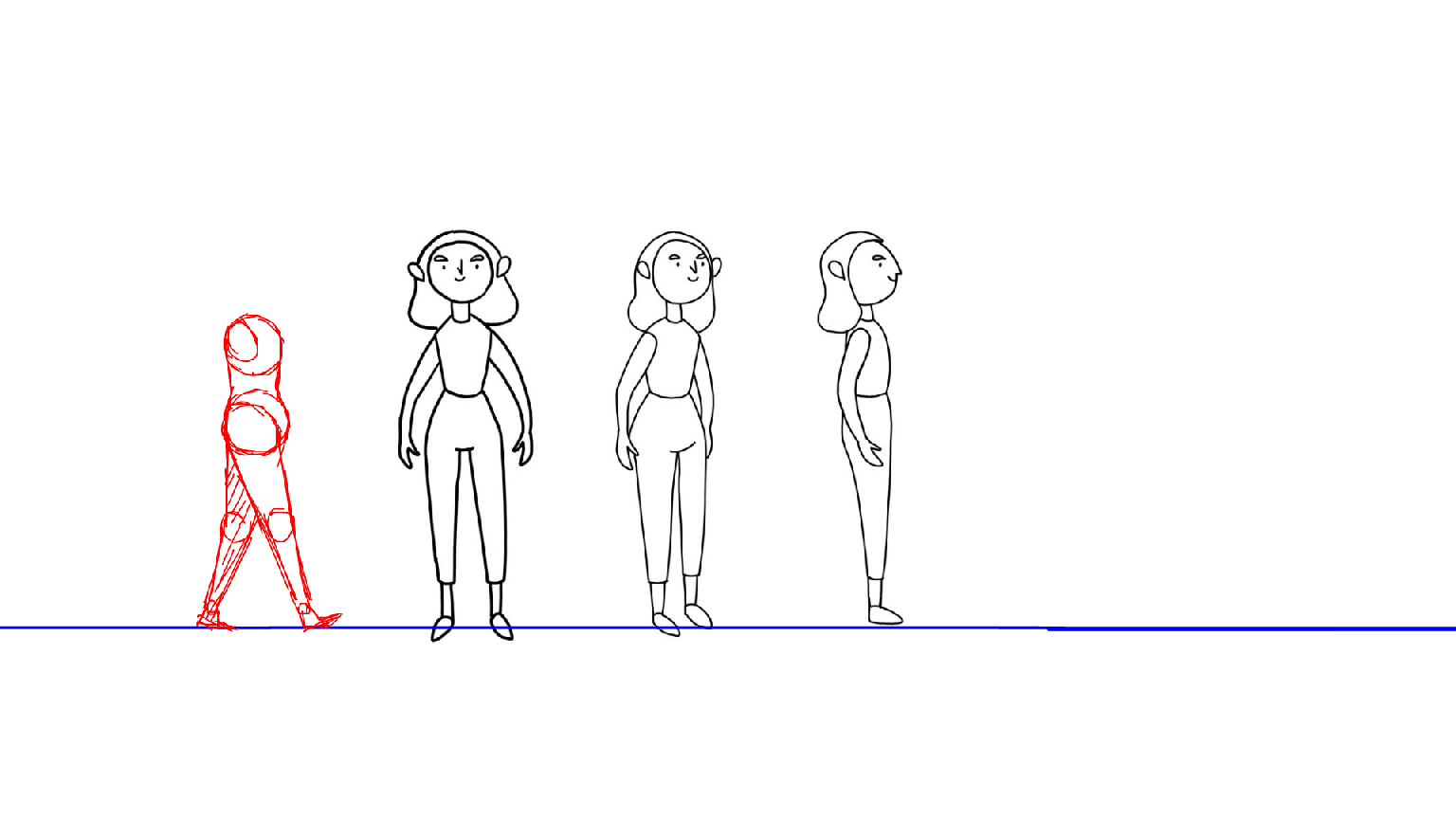 Walk cycle animation - image 7 - student project