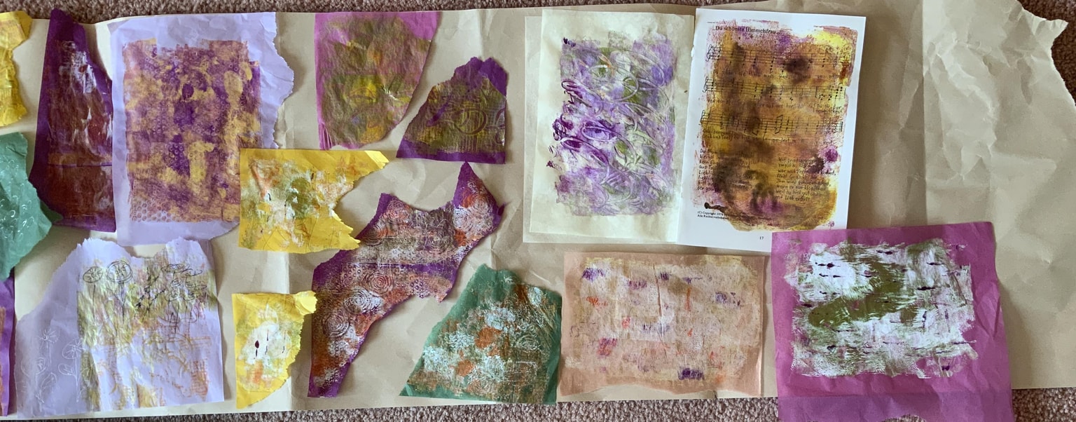 Gelli Plate fun - image 3 - student project