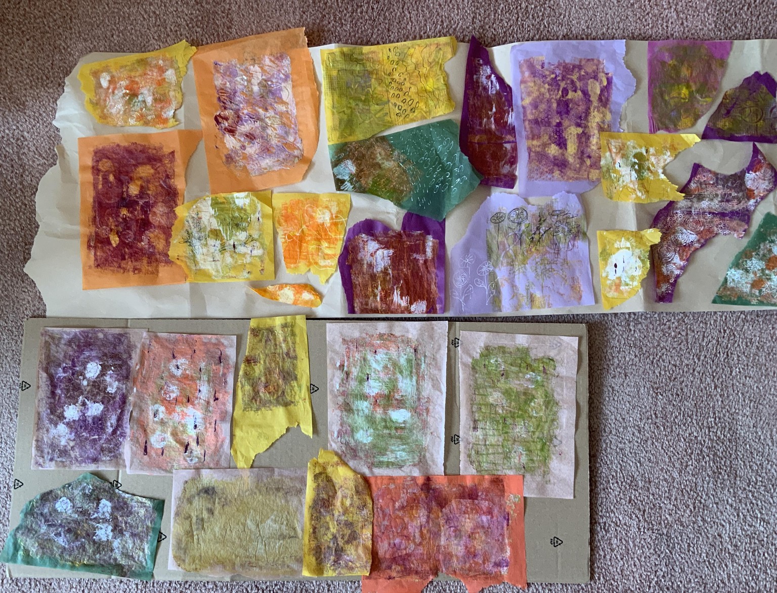 Gelli Plate fun - image 2 - student project