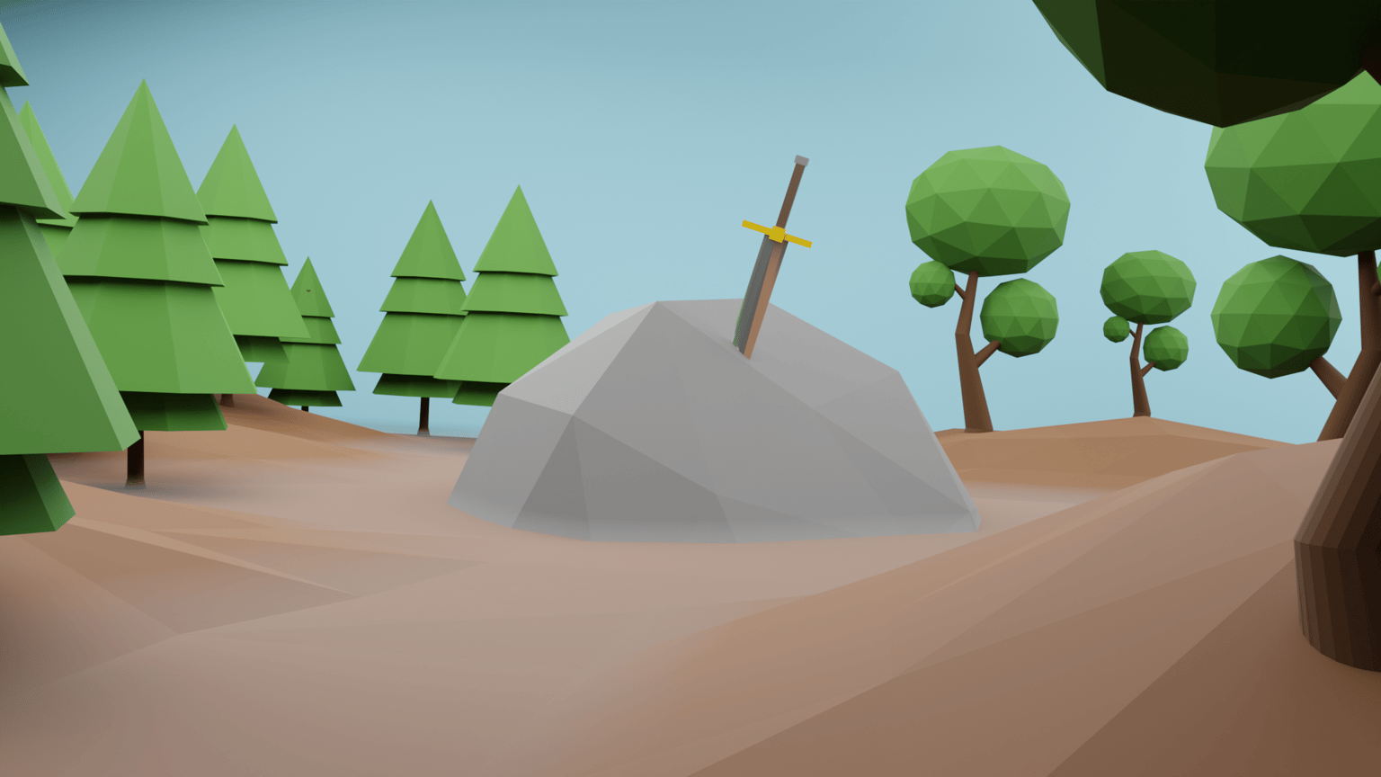 Sword in stone - image 1 - student project