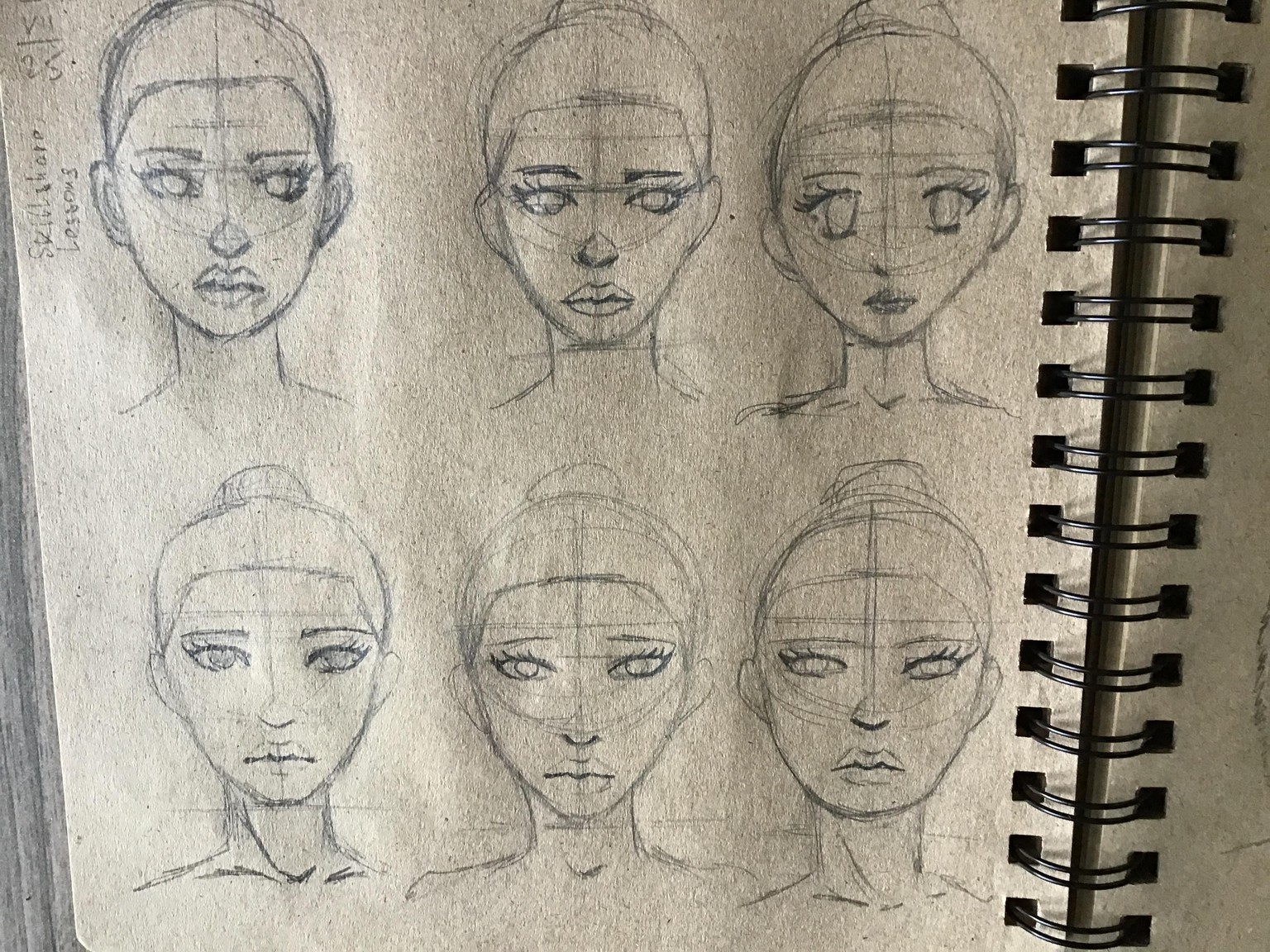 Character head angles and expressions - image 1 - student project