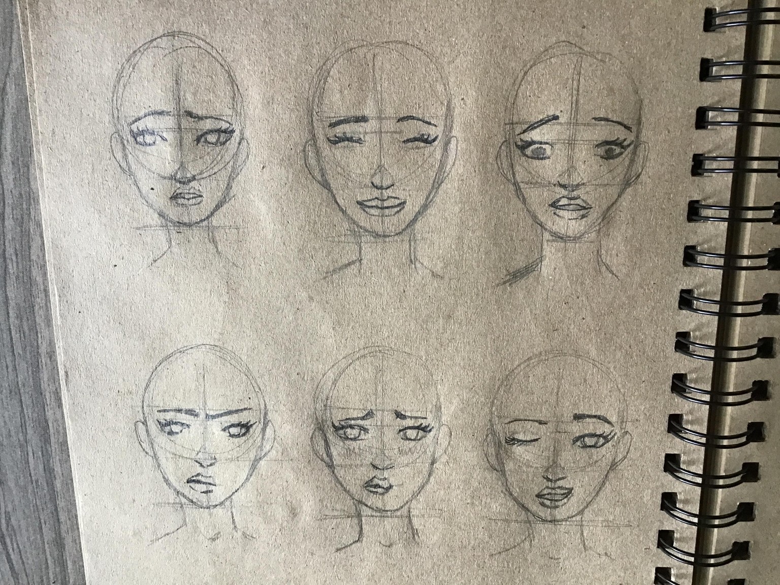 Character head angles and expressions - image 2 - student project