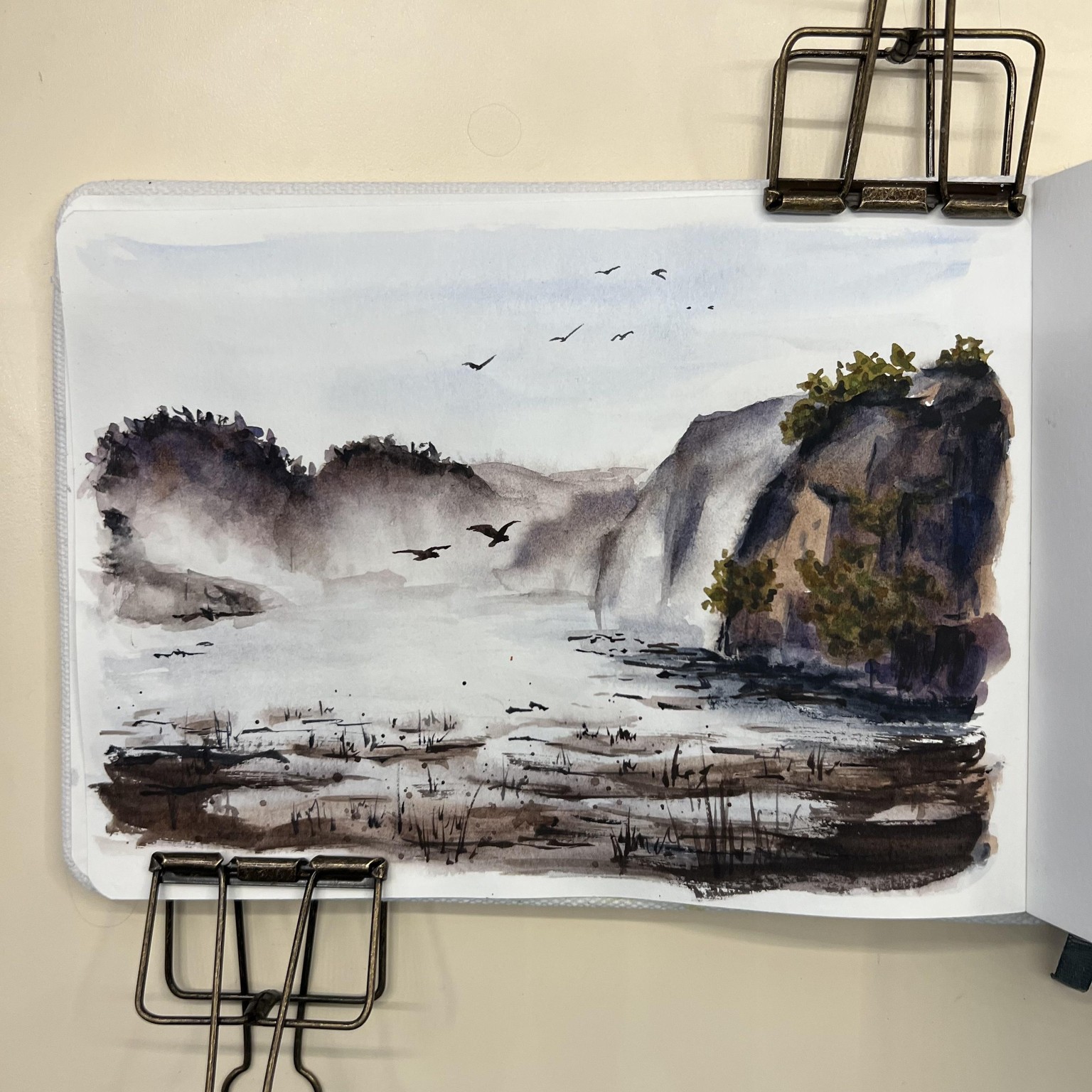 Misty landscape practice - image 1 - student project