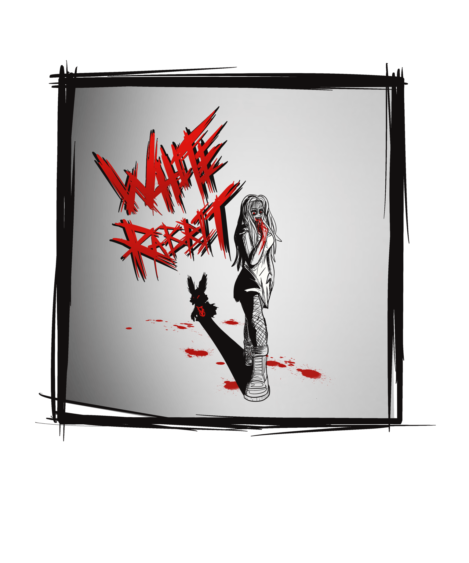 White Rabbit merch design - image 3 - student project