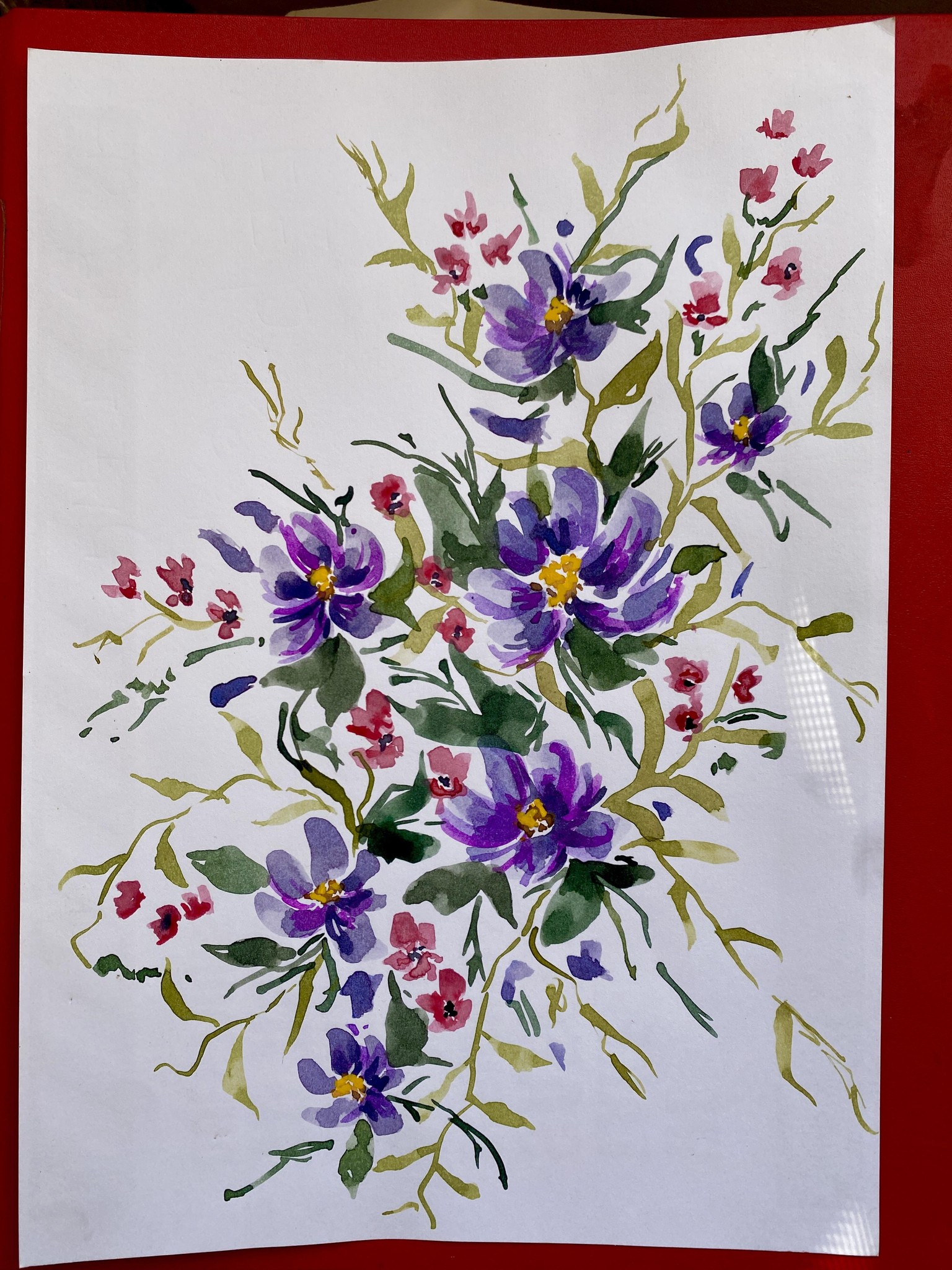 Expressive Florals - image 1 - student project