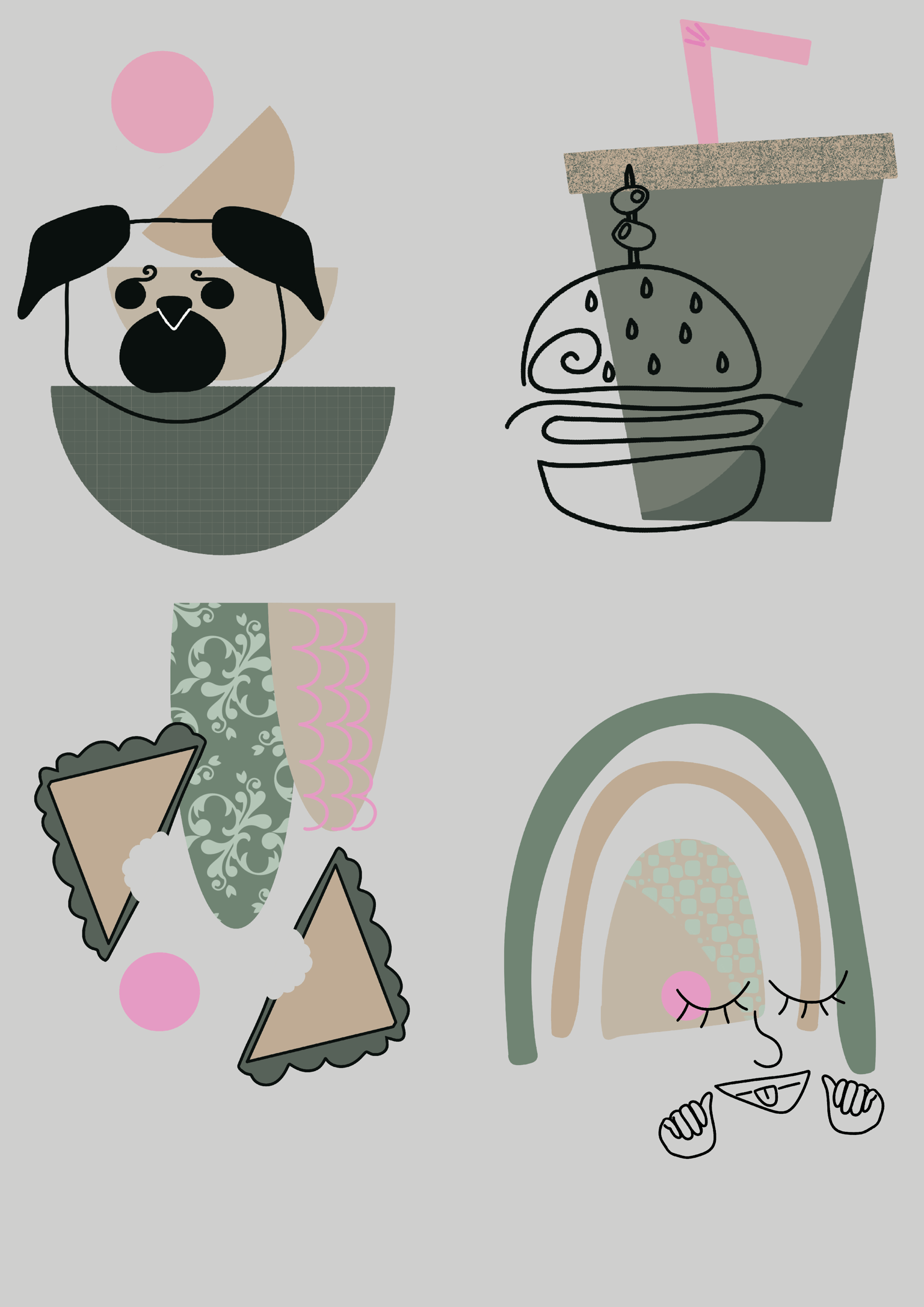 My Minimalist Sticker Sheet - image 1 - student project