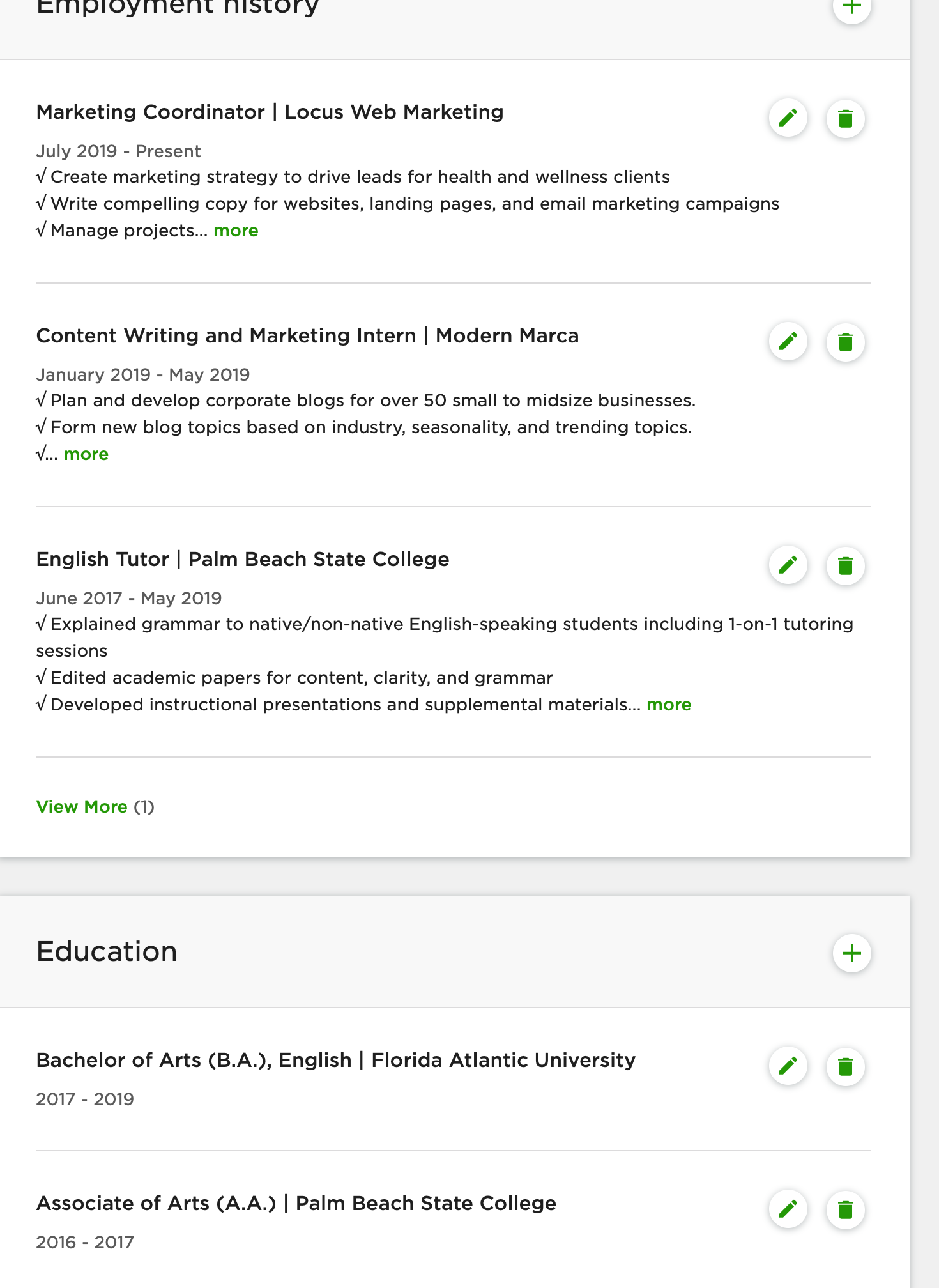 Upwork Profile - image 3 - student project
