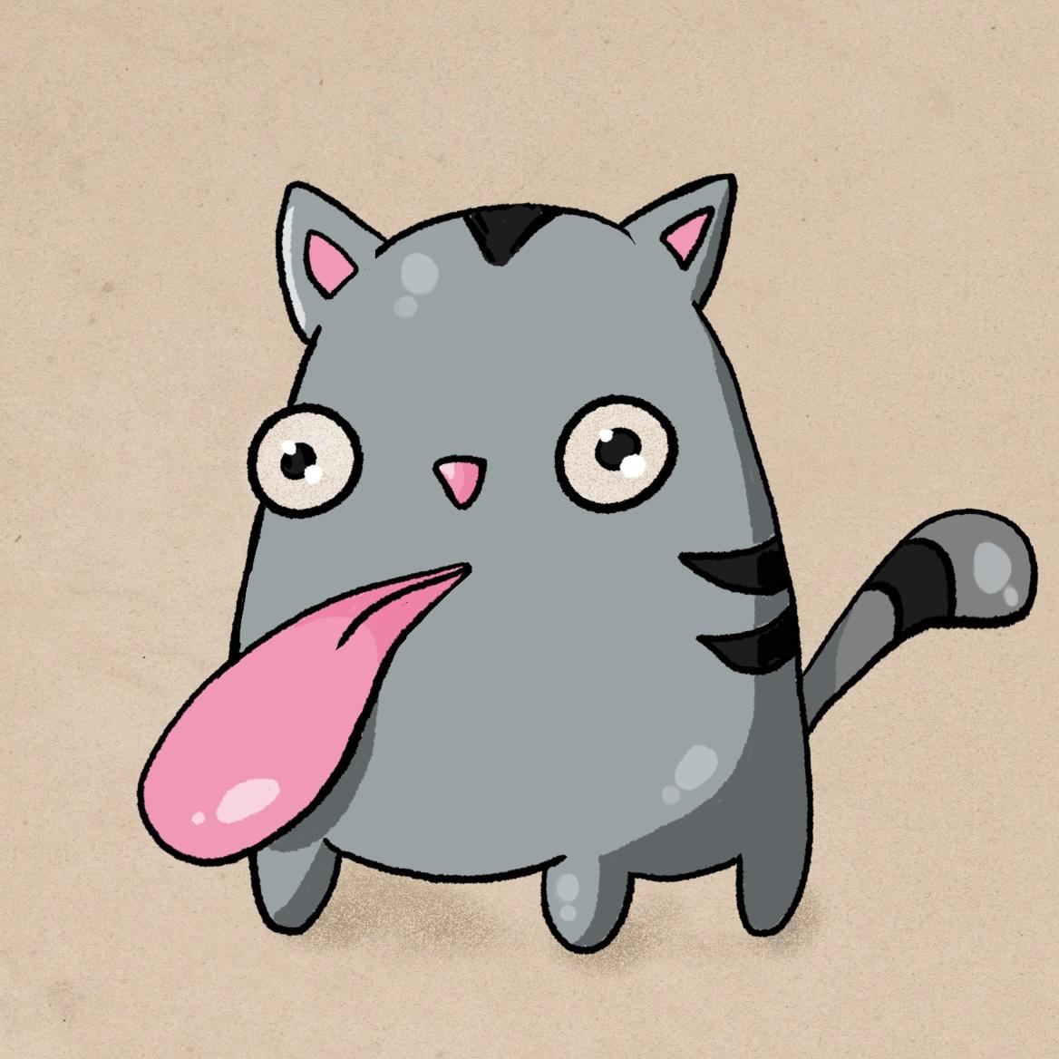 My gray cat Diablo - image 1 - student project
