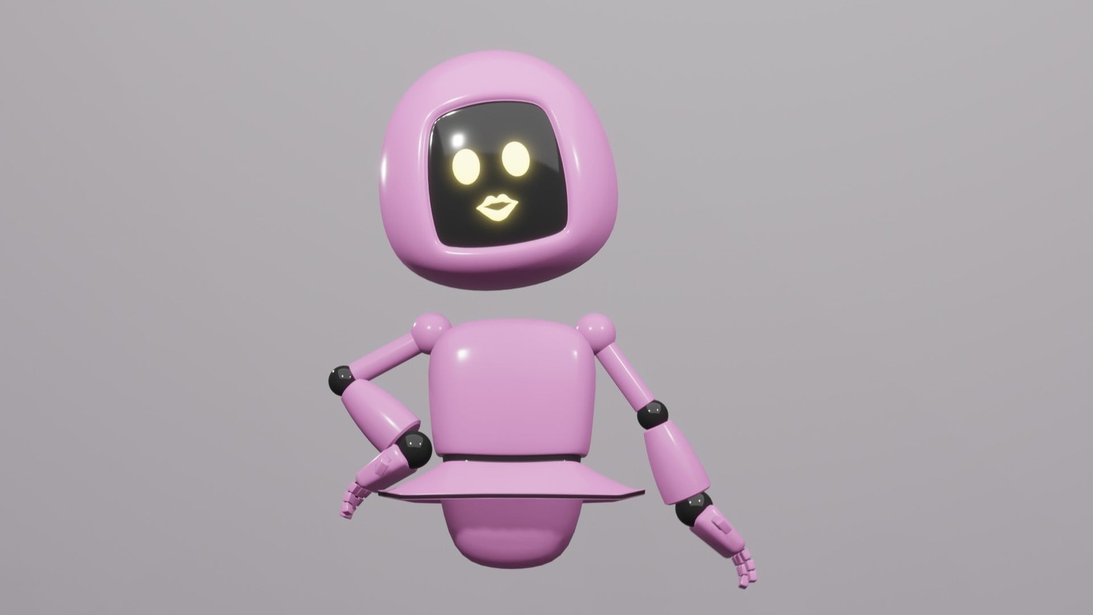 Robot girl - image 1 - student project