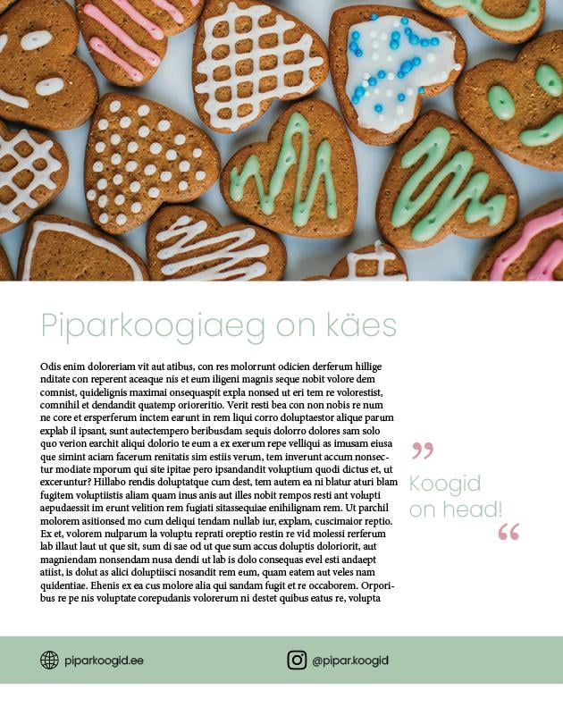 Gingerbread page - image 1 - student project