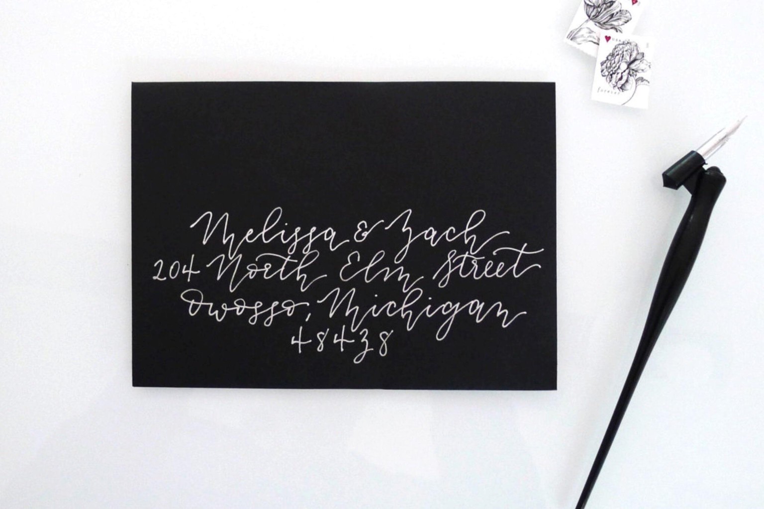 Calligraphed Envelope Project and Experiments - image 3 - student project