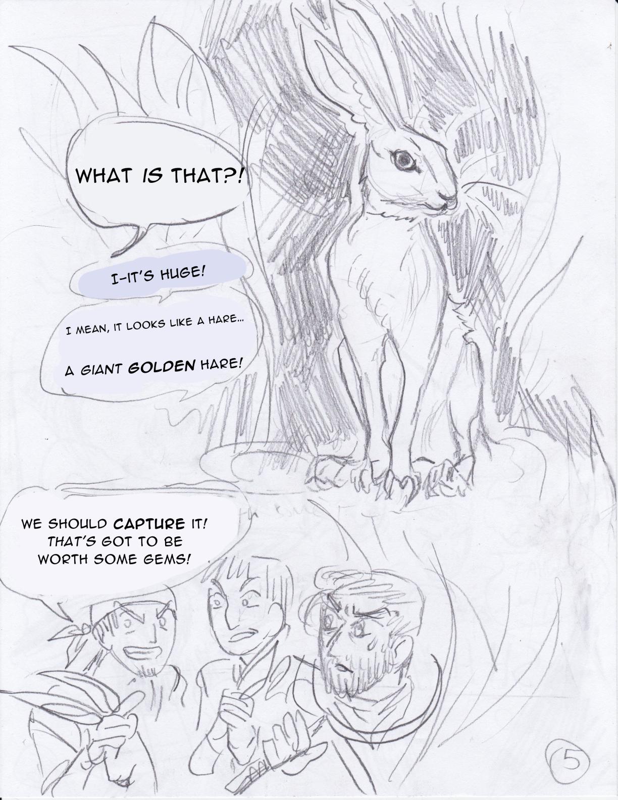 The Golden Hare - Rough Sketches - image 5 - student project