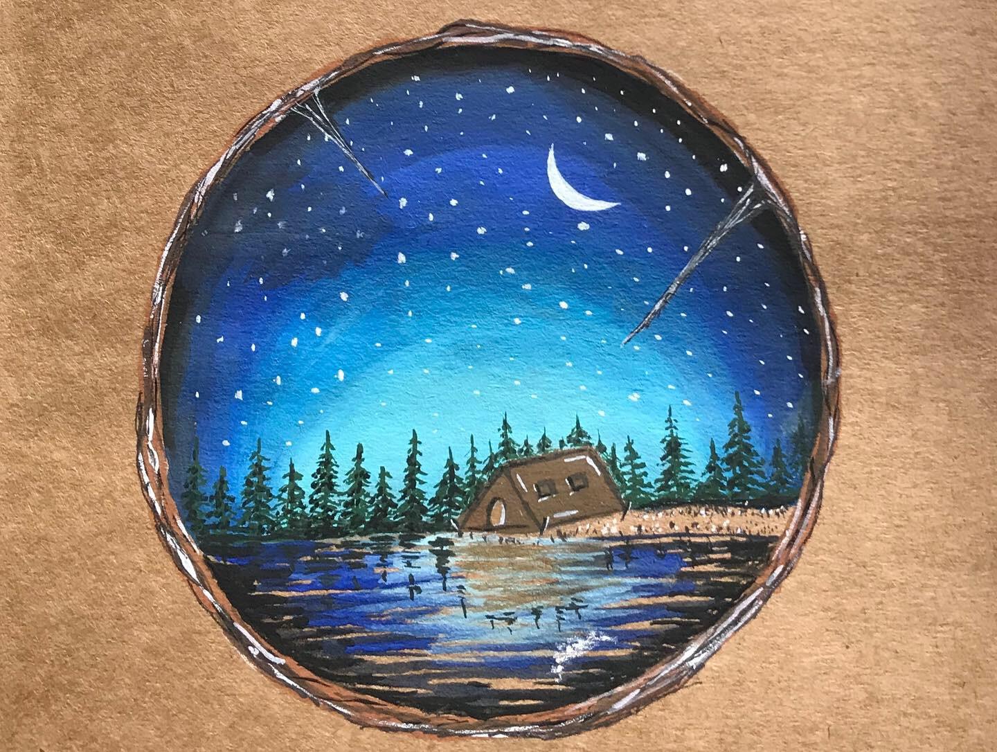 Camping in the woods - image 1 - student project