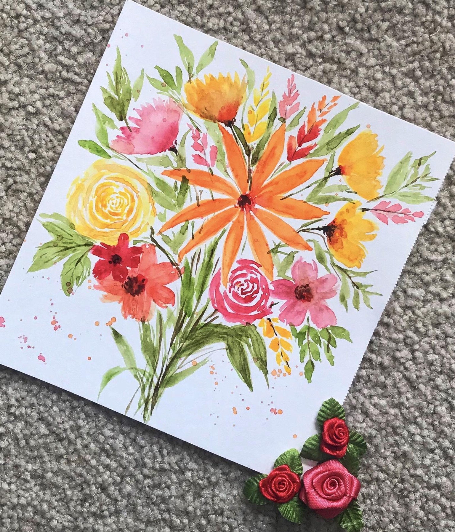 Loose floral bouquet - image 1 - student project