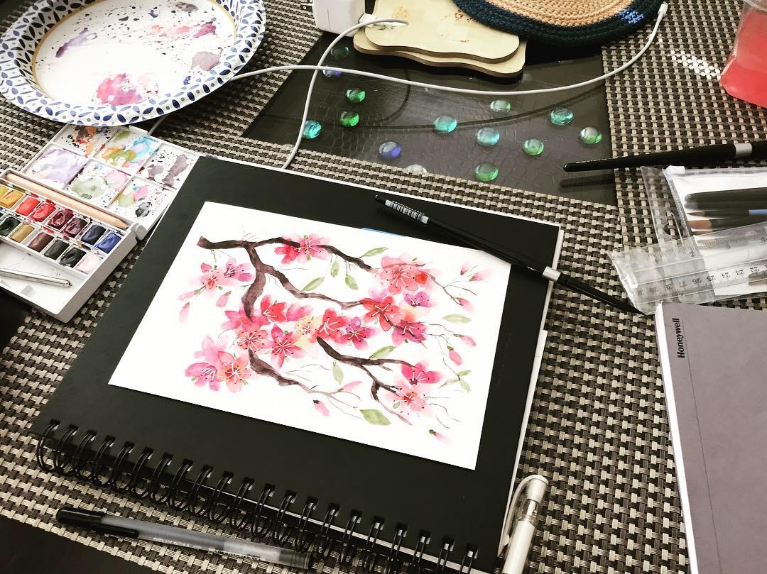 Cherry blossoms - image 2 - student project
