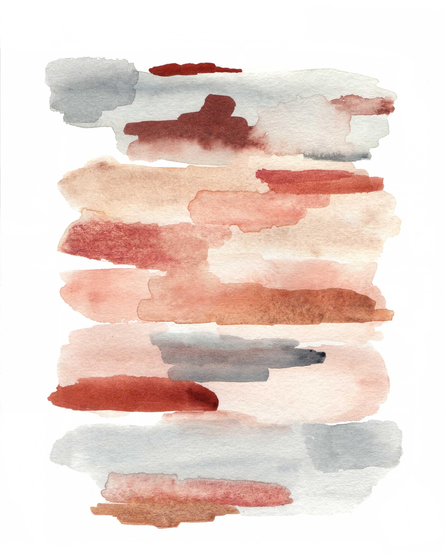 Watercolour stripes - image 1 - student project