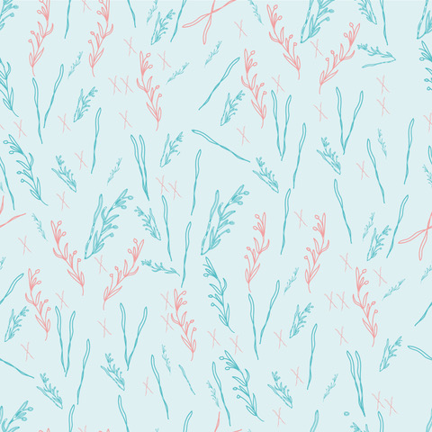 Coral and Green Sea Elements - image 1 - student project