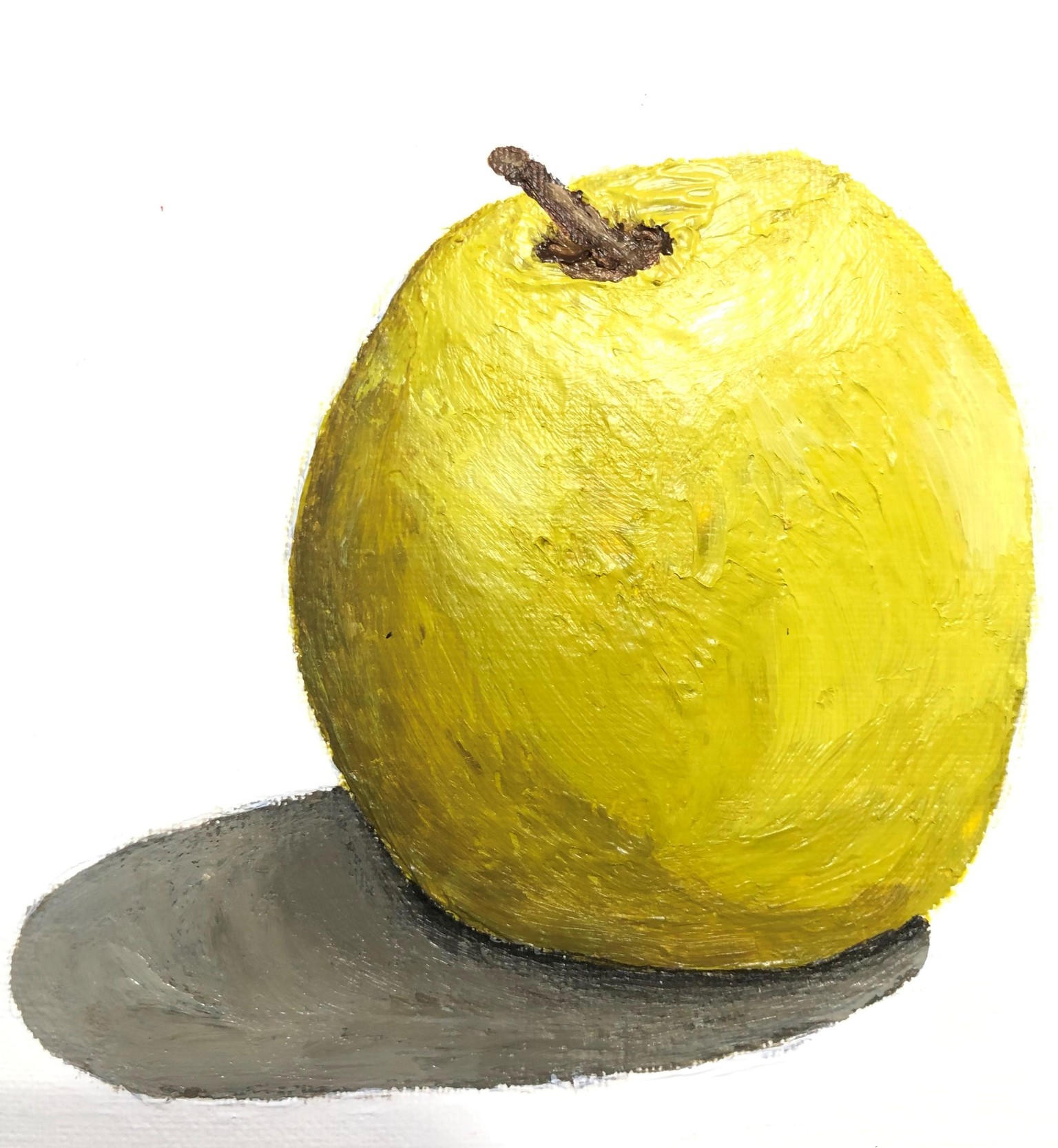 Acrylic Apple and Shadow - image 1 - student project