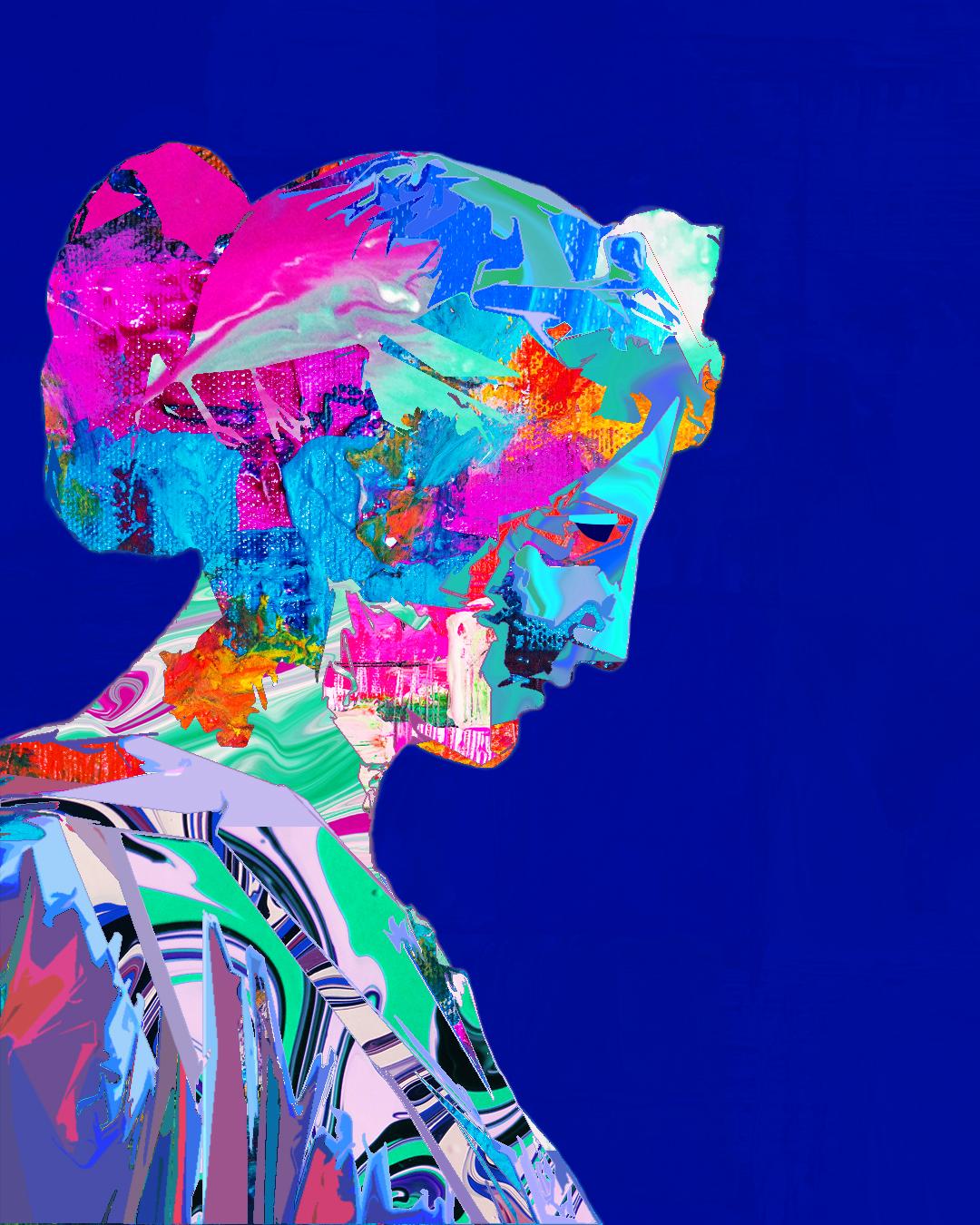 Abstract Colorful Portrait - image 1 - student project