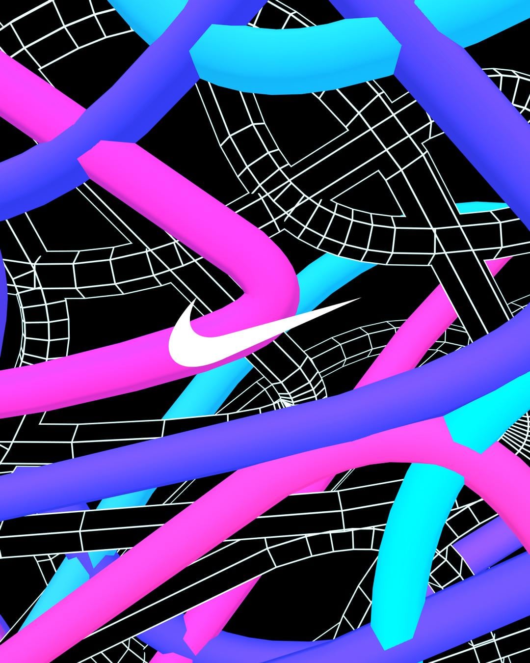 3D Twisted Lines | #Nike - image 1 - student project
