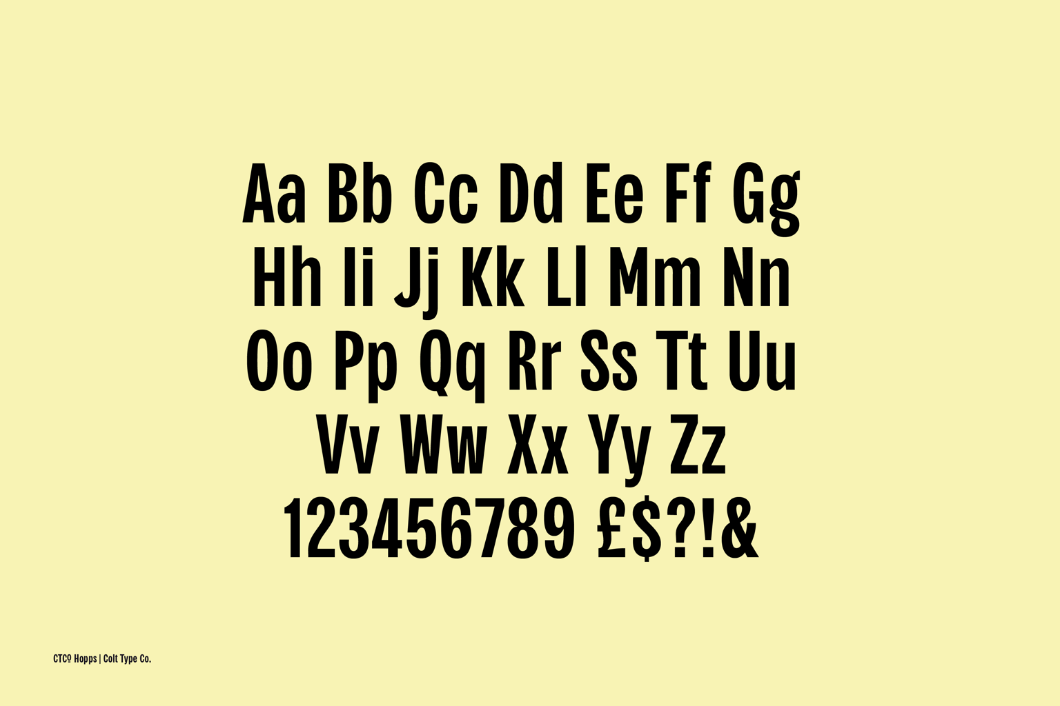 I made a font and called it Hopps - image 2 - student project