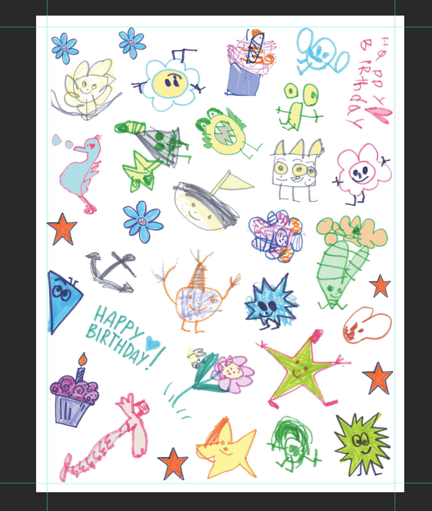 Kid stickers - image 1 - student project