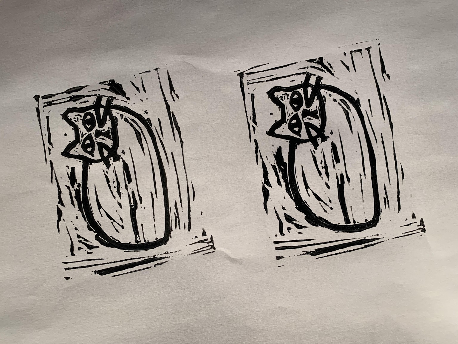 Lino Cat - image 1 - student project