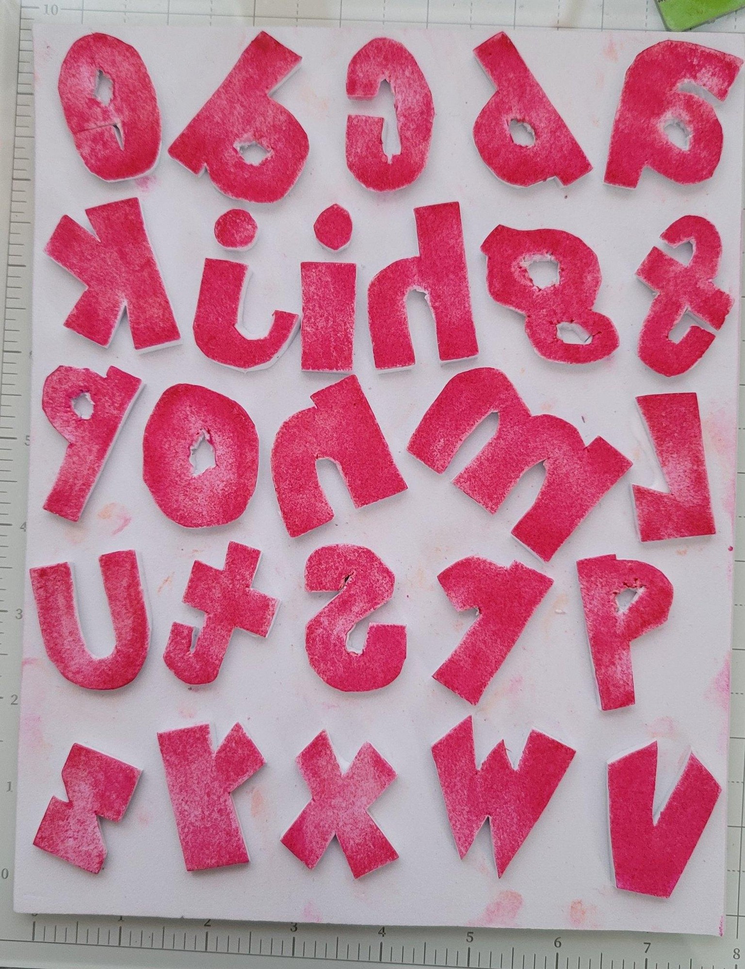Alphabet Exemplar - image 1 - student project