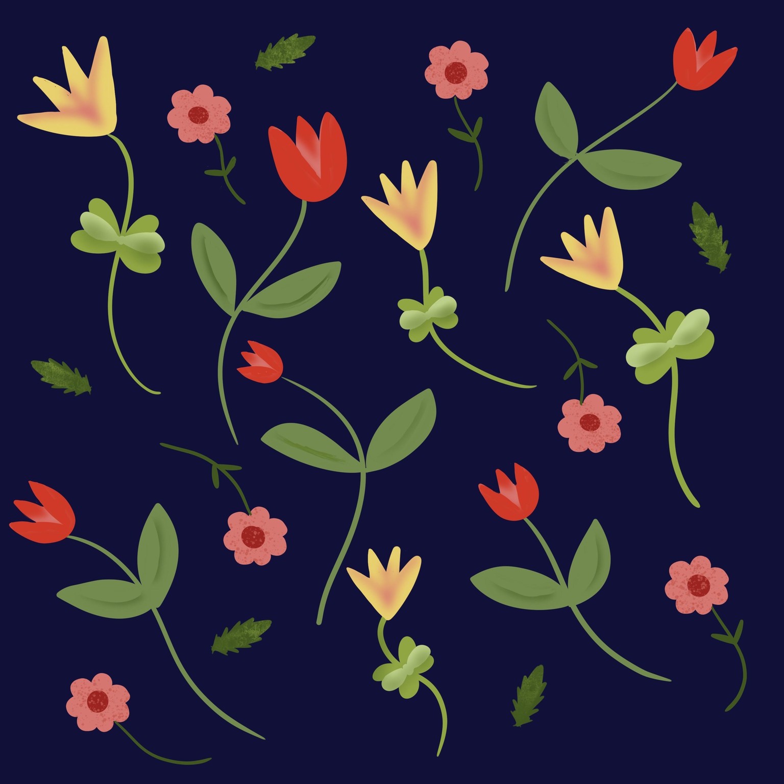 Sandy's Red and Yellow Flowers - image 3 - student project